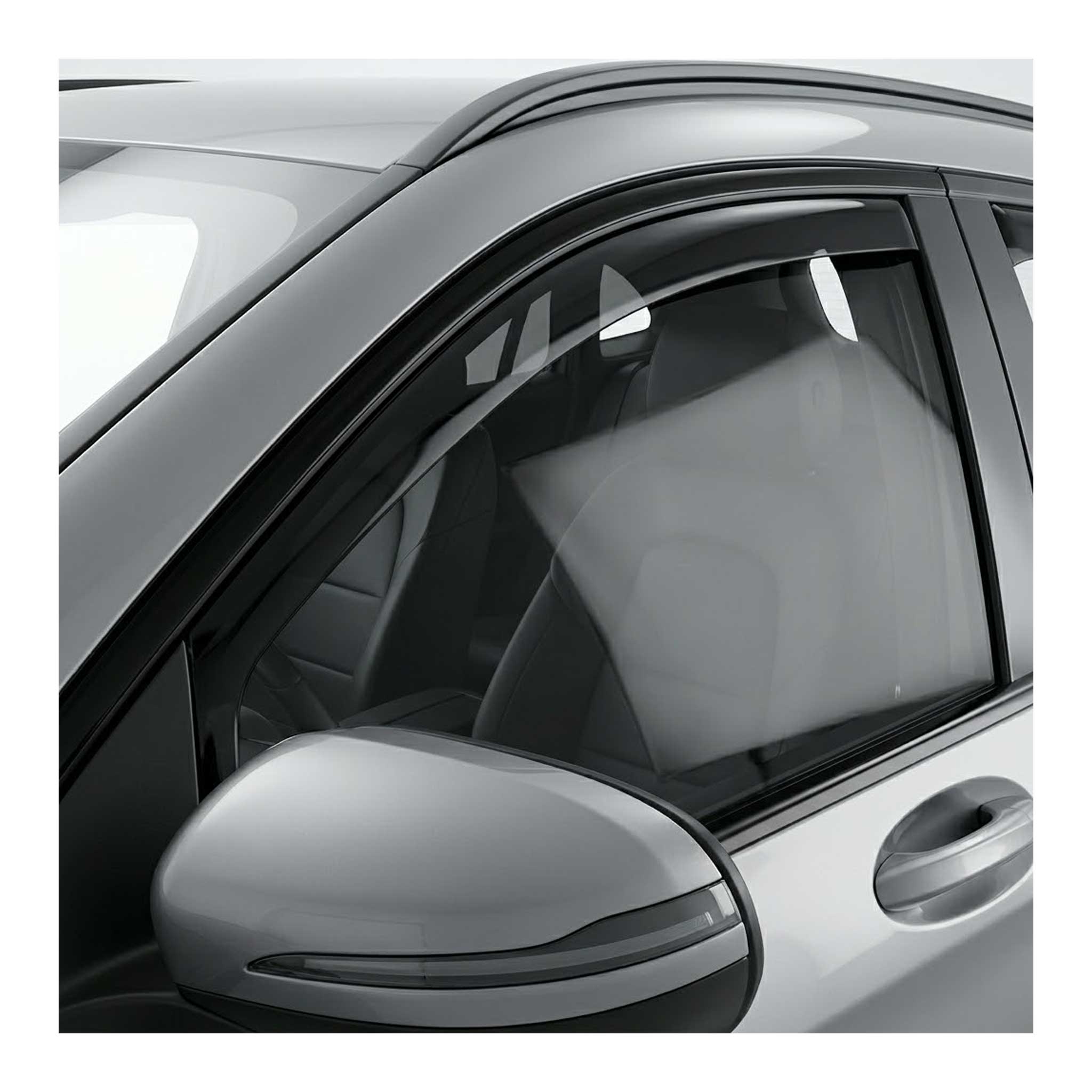 2015-2019 Mercedes GLA Class X156 Window Visor Vent Rain Deflector 2Pcs Smoke