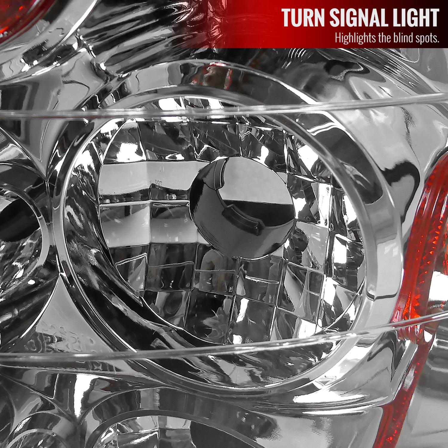 2006-2011 Honda Civic Sedan Tail Lights Chrome Housing/Clear Lens