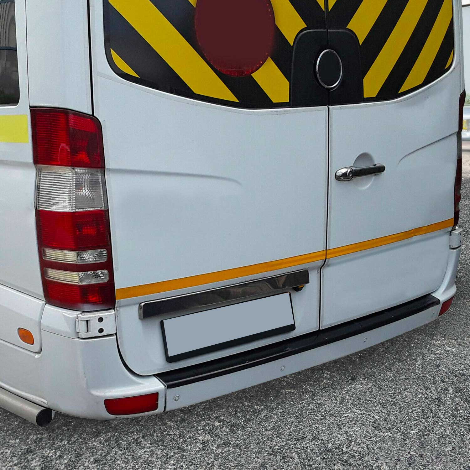 2006-2018 Mercedes Sprinter W906 Rear Bumper Guard Acrylic Black