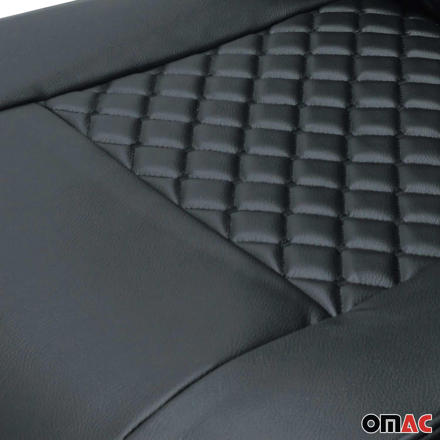 2006-2018 Mercedes Sprinter W906 Leather Custom fit Seat Cover Black