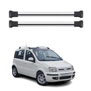 2015-2022 Fiat Panda Cross Roof Rack Cross Bars Silver
