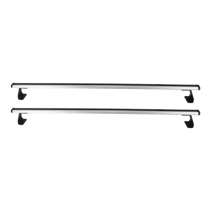 Trunk Bed Carrier Roof Racks Cross Bars for Nissan NV200 2013-2021 Alu Silver 2x
