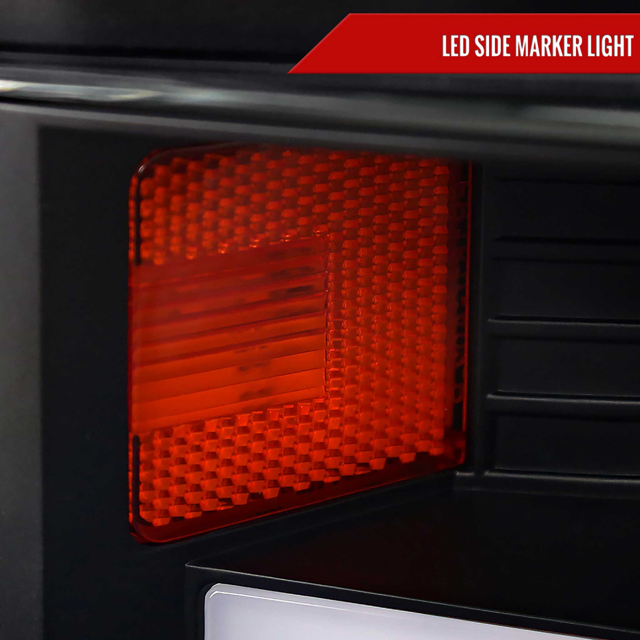For Ford F-150 2015-2017 LED Bar Headlights Turn Signals Amber LED Pulsing Glow Black Housing Clear Lens