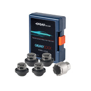 Wheel Lock Kit for GMC Acadia M14X1,5 Nut Chromed Black 4Locks & 1Key