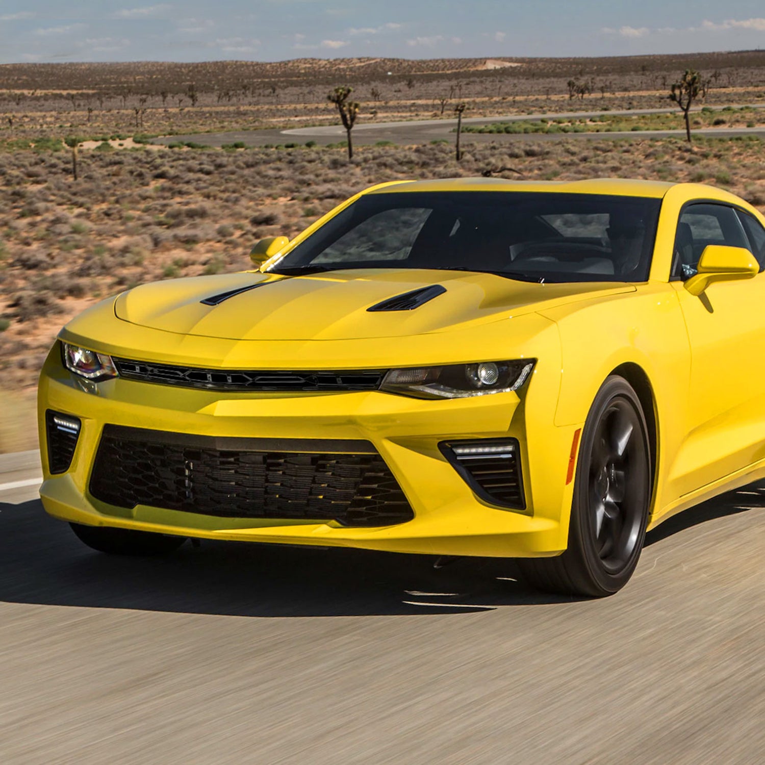 2016-2018 Chevy Camaro/2019-2022 Camaro ZL1 Black Front Upper Bumper Hood Grille