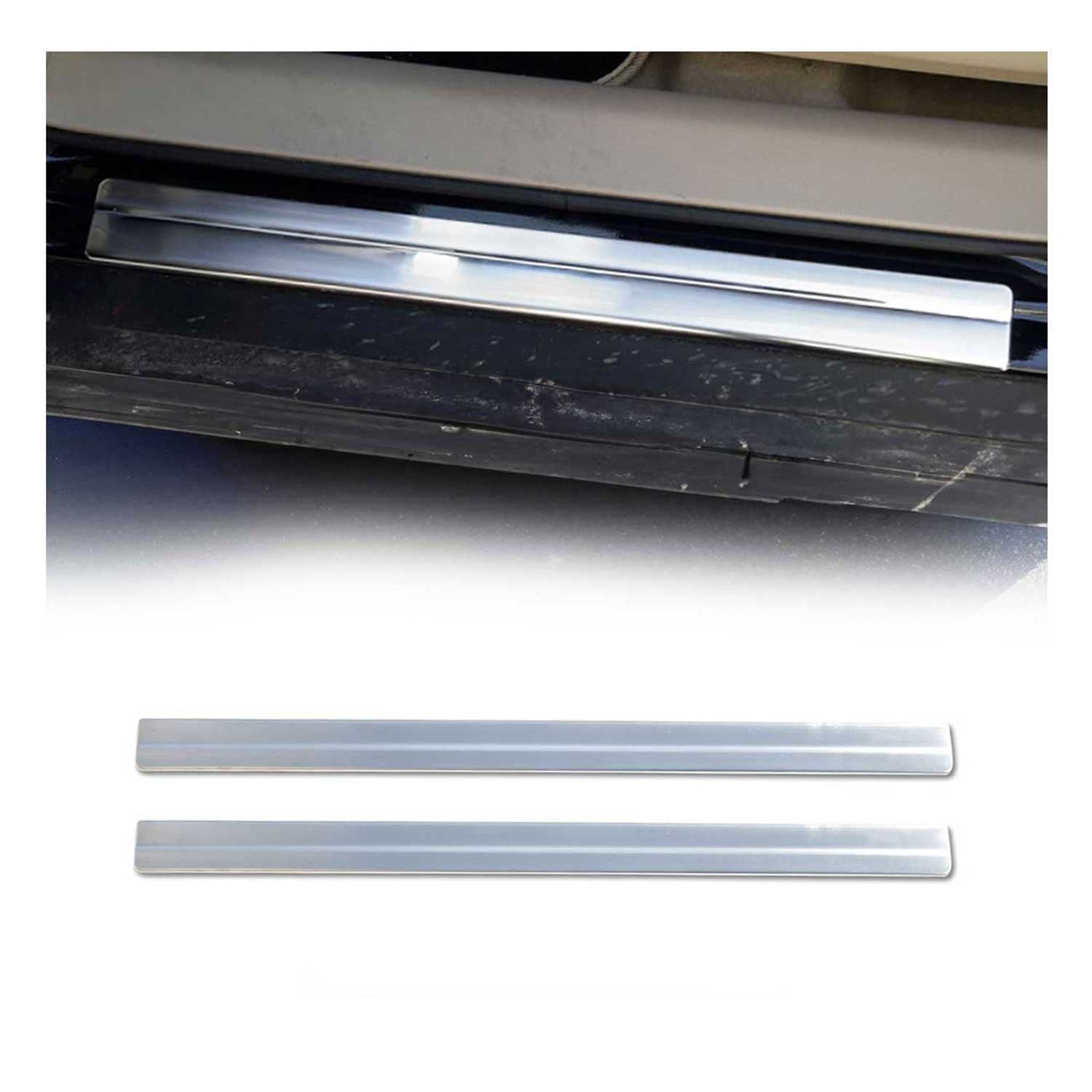 2011-2017 Nissan Juke Door Sill Scuff Plate Scratch Protector Stainless Steel 2Pcs