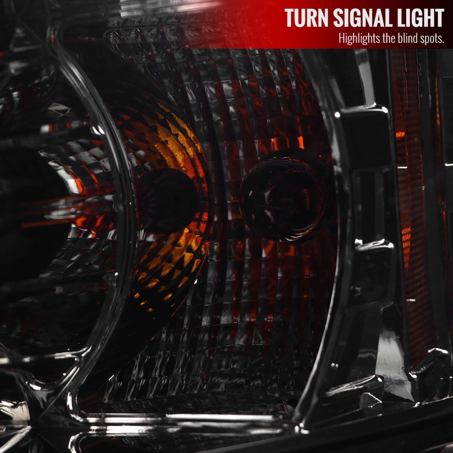 2007-2013 Chevy Silverado 1500 2500HD 3500HD Headlights LED Chrome Smoke