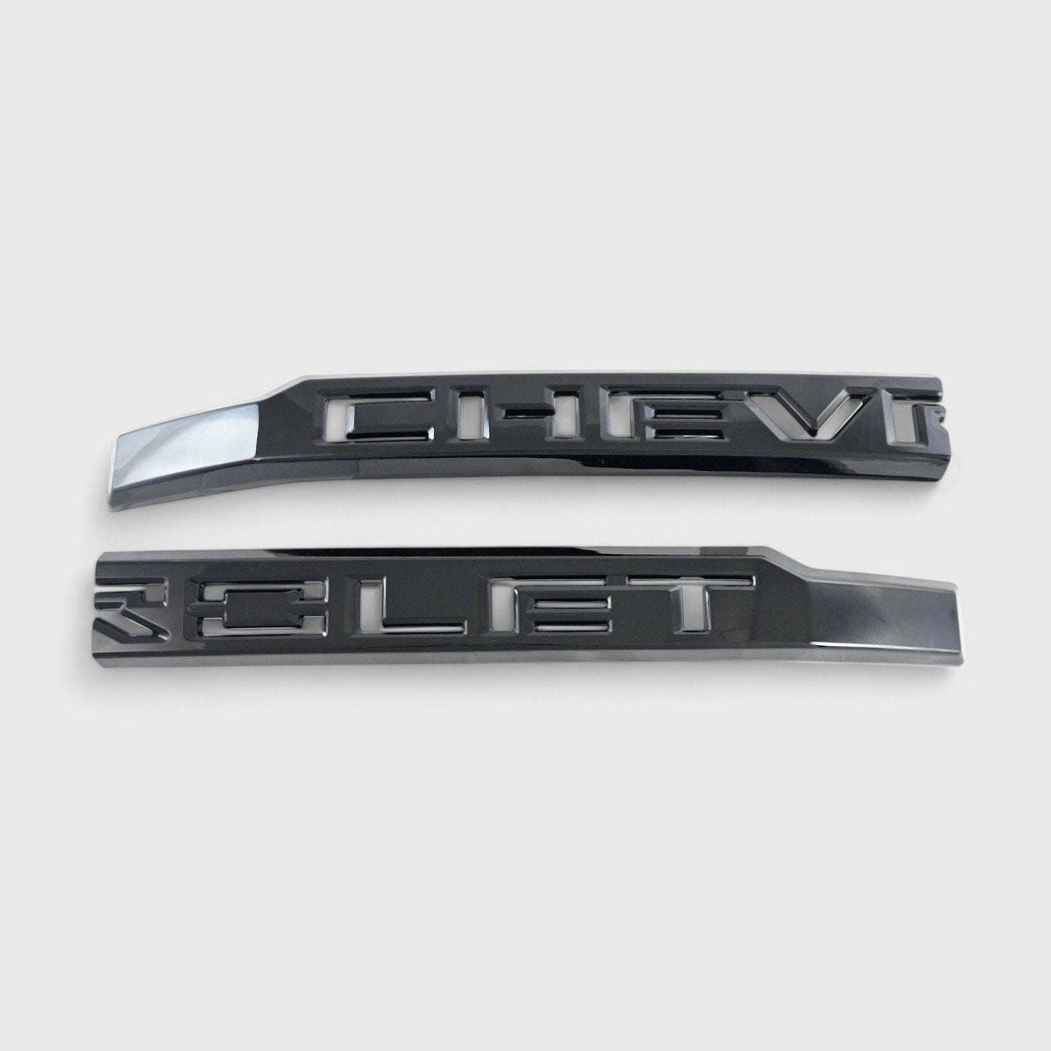 2019-2021 Chevrolet Silverado 1500 Grille Overlay Gloss Black 1Pcs ABS Plastic