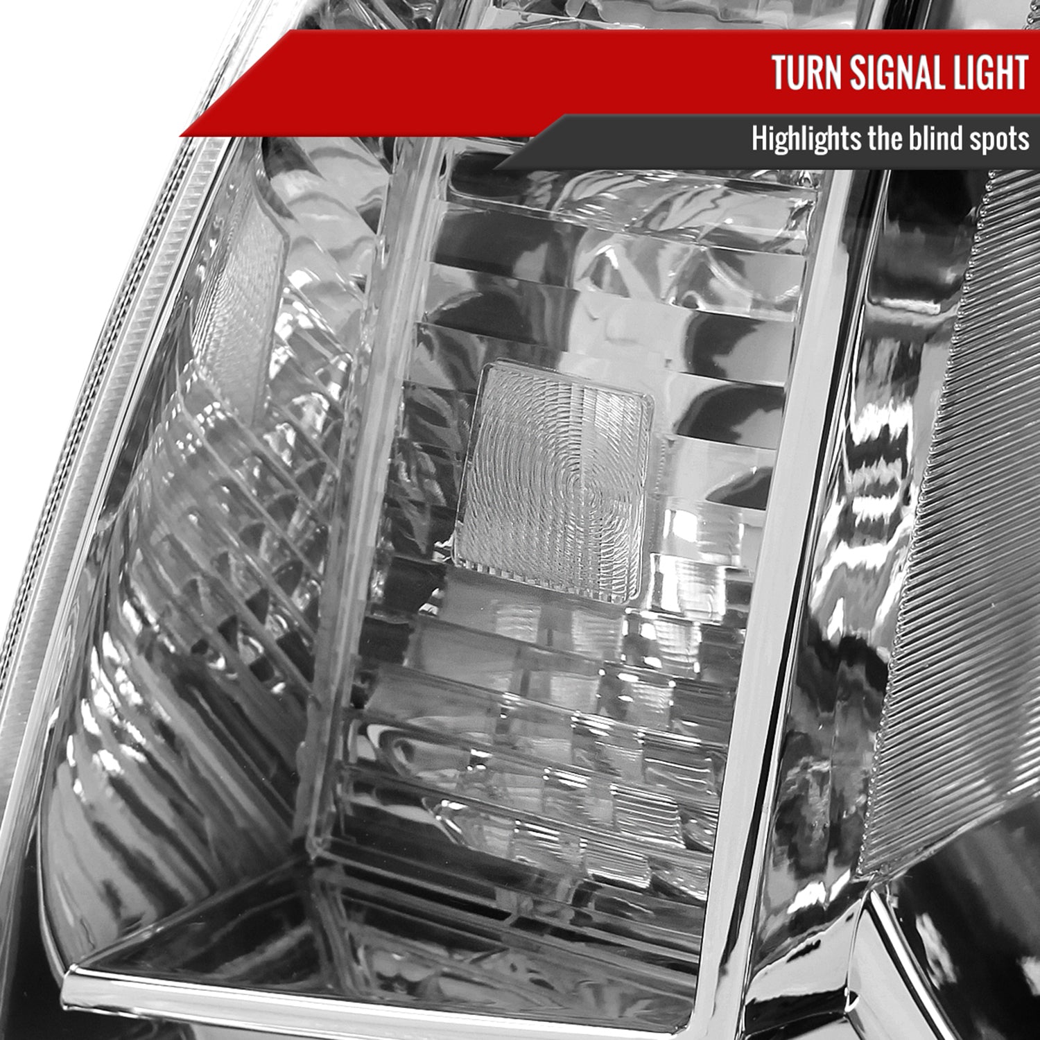 2005-2011 Toyota Tacoma Retro Style Projector Headlights Chrome/Clear Lens