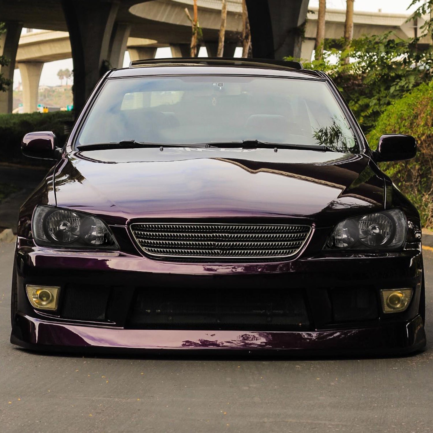 2001-2005 Lexus IS300 Factory Style Crystal Headlights Matte Black/Clear Lens