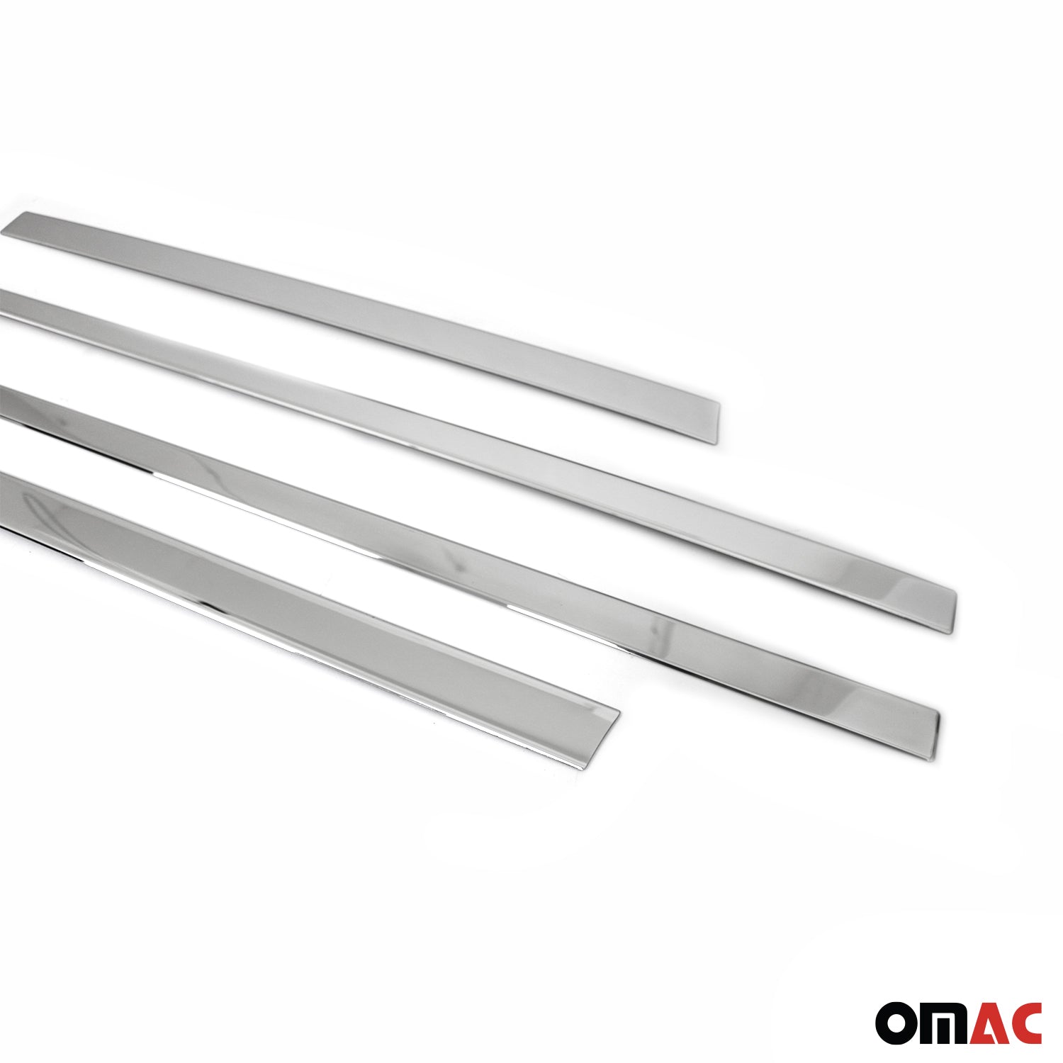 2017-2022 Kia Sportage Side Door Molding Trim Skirt Garnish Stainless Steel Silver 4Pcs