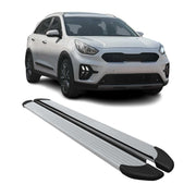2017-2022 Kia Niro Running Boards Side Steps Silver