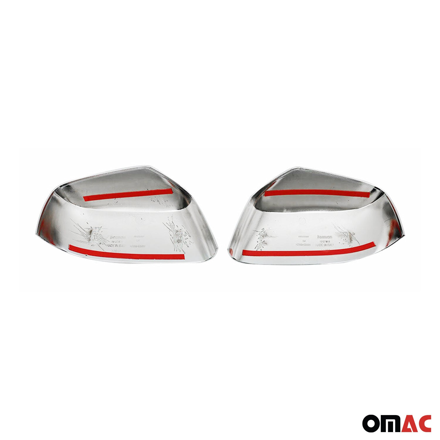 2005-2012 Nissan Pathfinder Side Mirror Cover Caps Stainless Steel Silver 2 Pcs