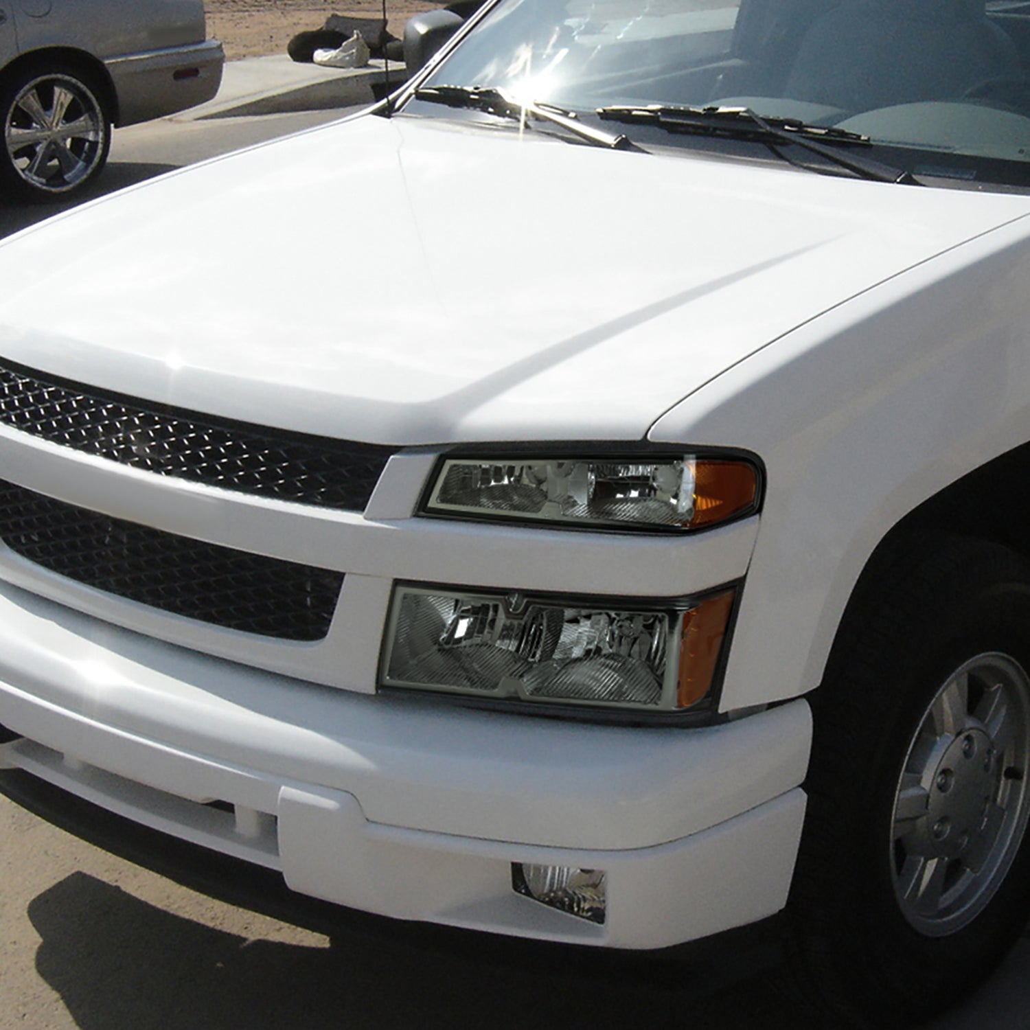 2004-2012 Chevy Colorado /Canyon Isuzu I-Series Headlights Chrome/Light Smoke