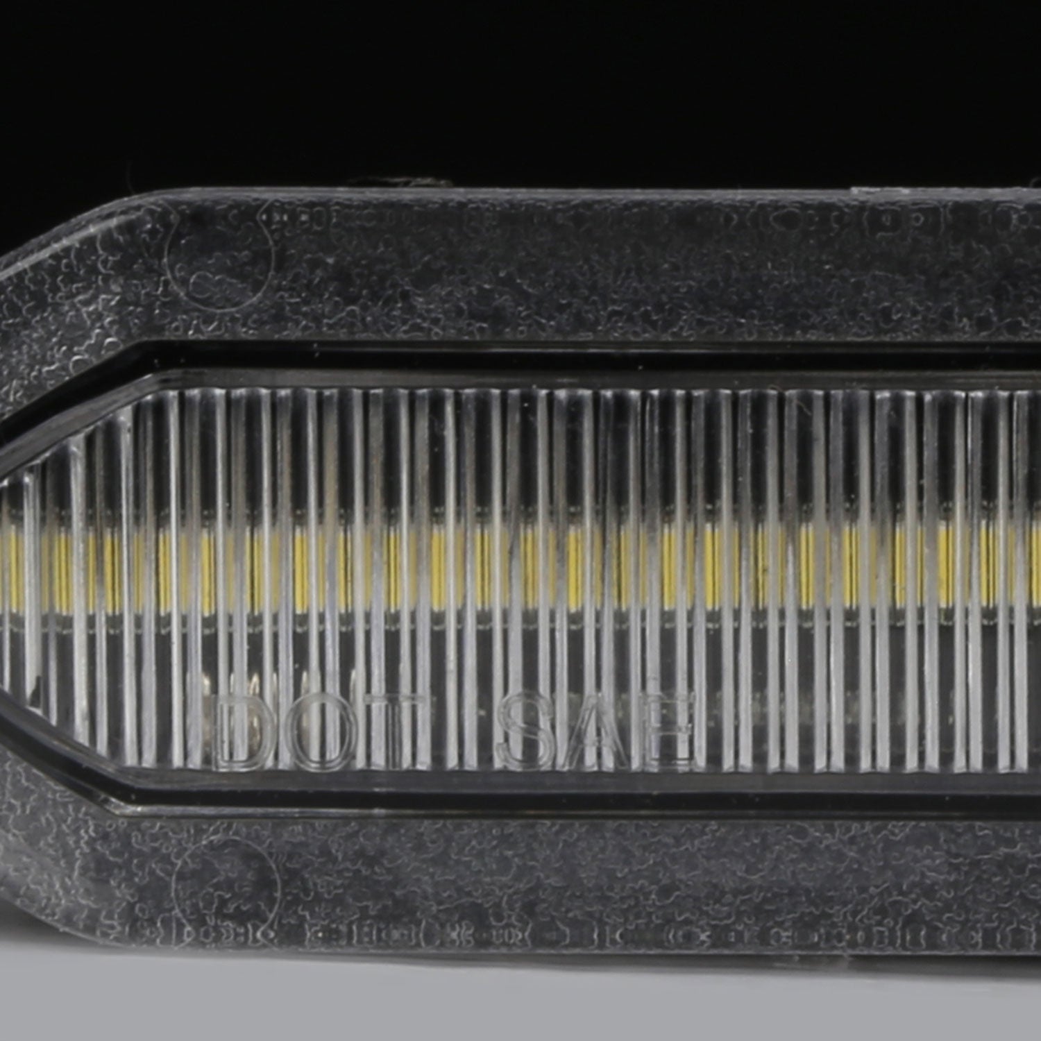 2015-2017 Ford Mustang Front Grille LED Driving Lights - 6PC Chrome/Clear Lens