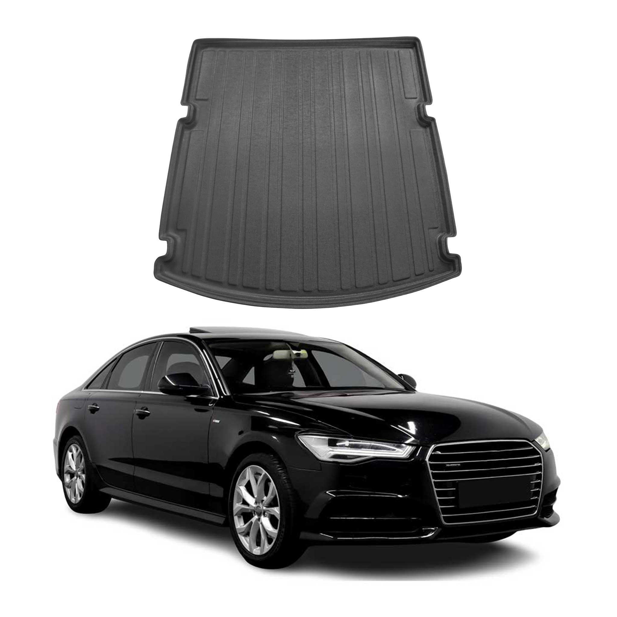 2012-2018 Audi A6 S6 Sedan Cargo Liner Trunk Mat All Weather Black