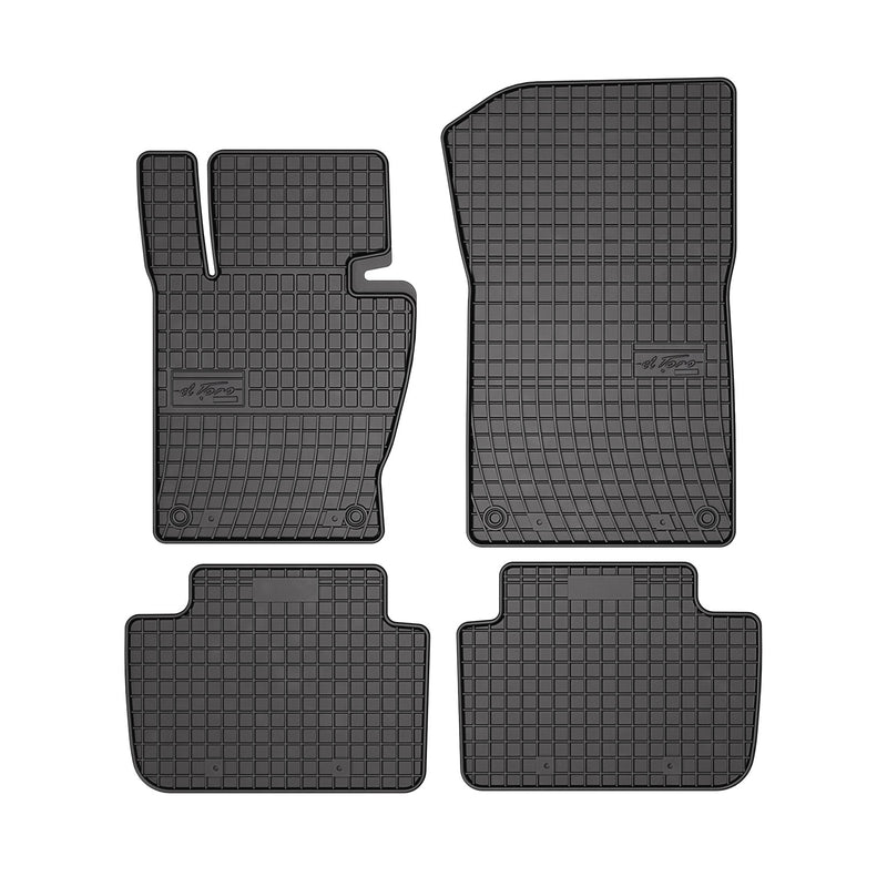 2004-2010 BMW X3 E83 Floor Mats Liners Full Set All Weather Rubber Black