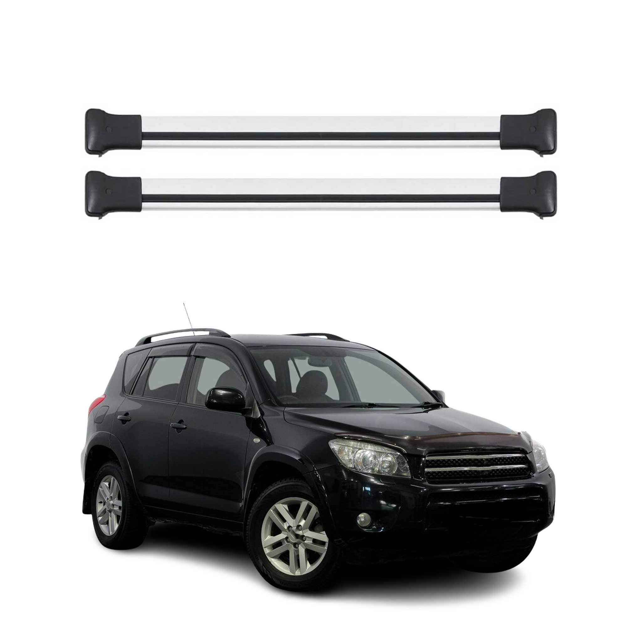 2006-2012 Toyota RAV4 Roof Rack Cross Bars Silver