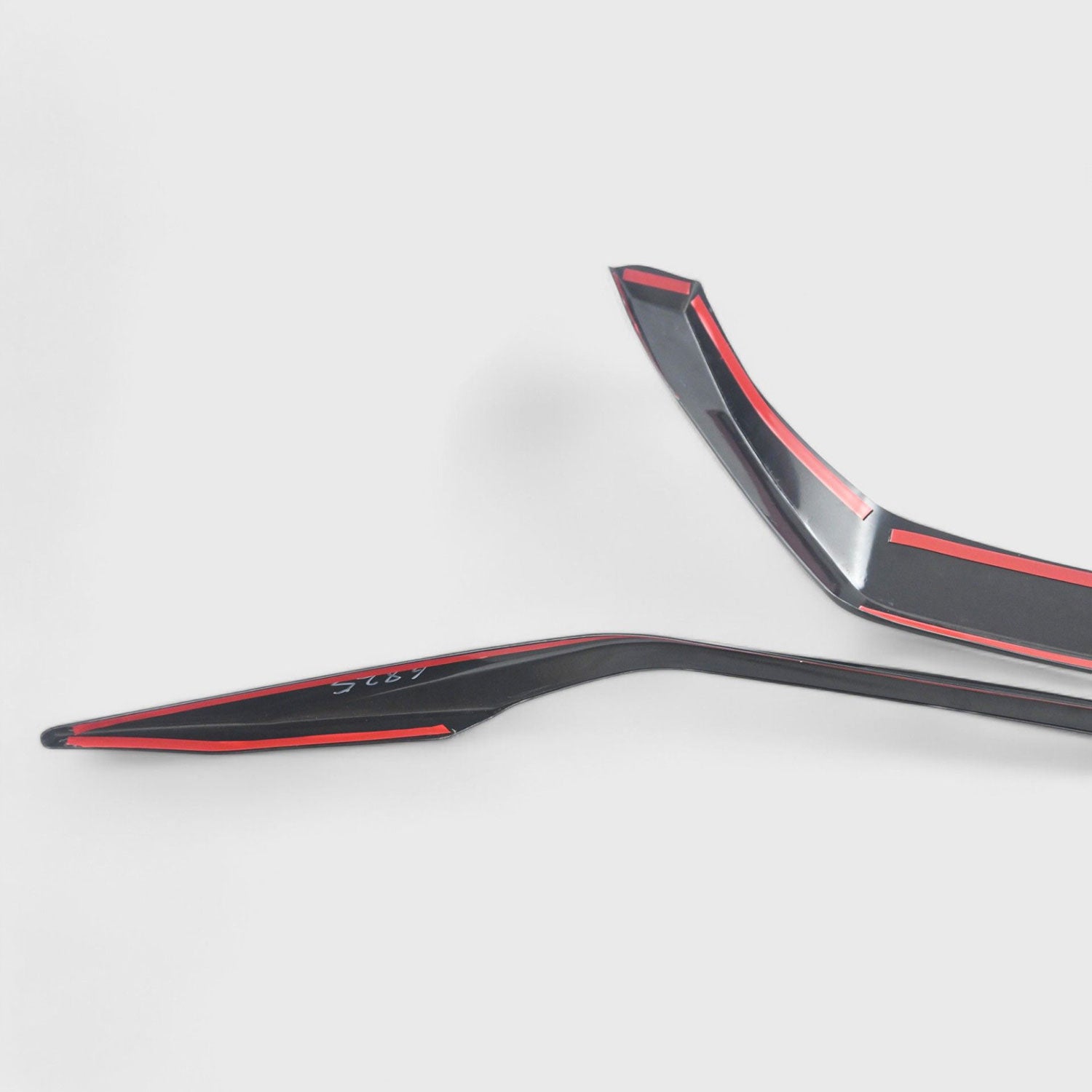 2019-2023 Nissan Maxima Grille Overlay Gloss Black 2Pcs ABS Plastic