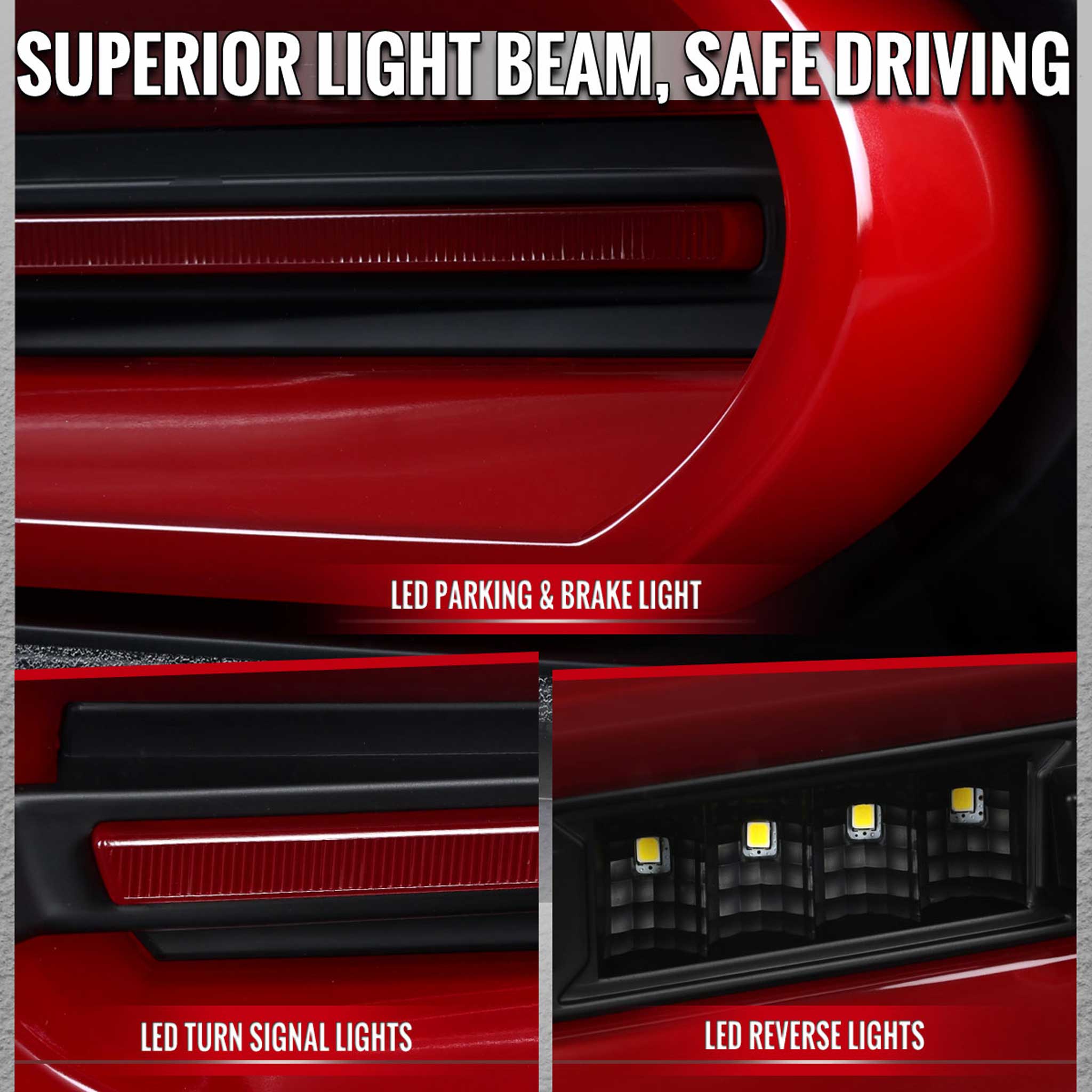 For Chevrolet Camaro 2016-2018 Full LED Tail Light Sequential Signal For OE LED