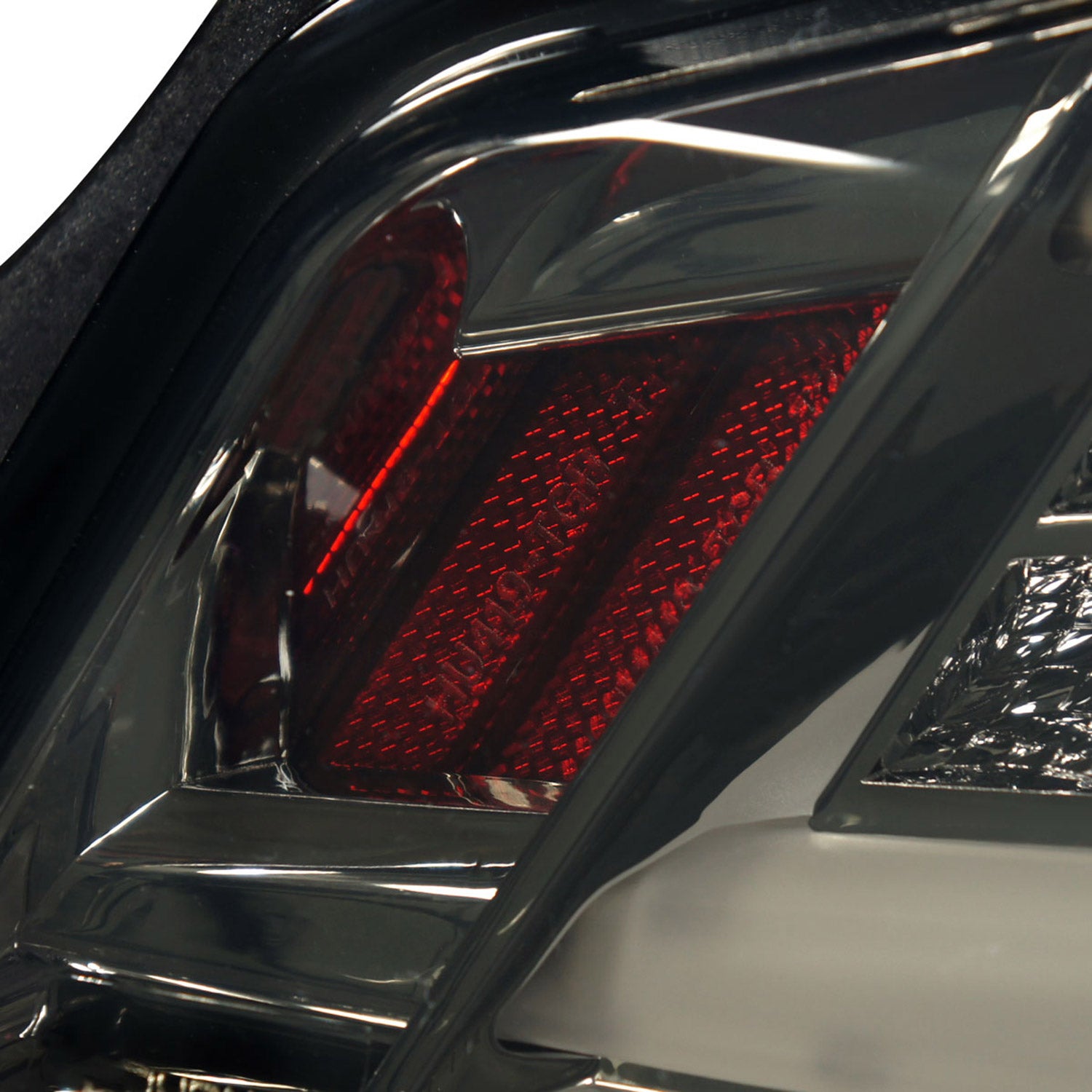 2011-2013 Scion tC LED Tail Lights Chrome Housing/Smoke Lens