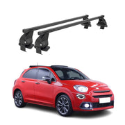 2016-2023 Fiat 500X Roof Rack Cross Bars Black