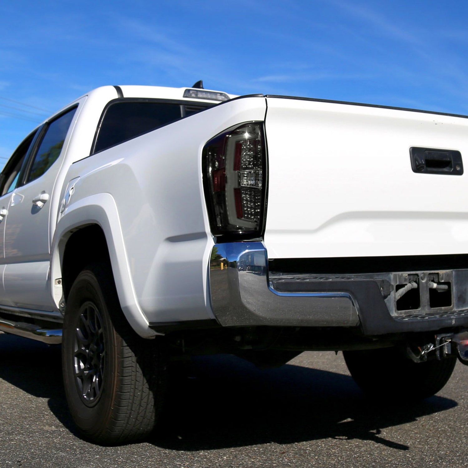 2016-2022 Toyota Tacoma LED Bar Tail Lights Chrome Housing/Smoke Lens