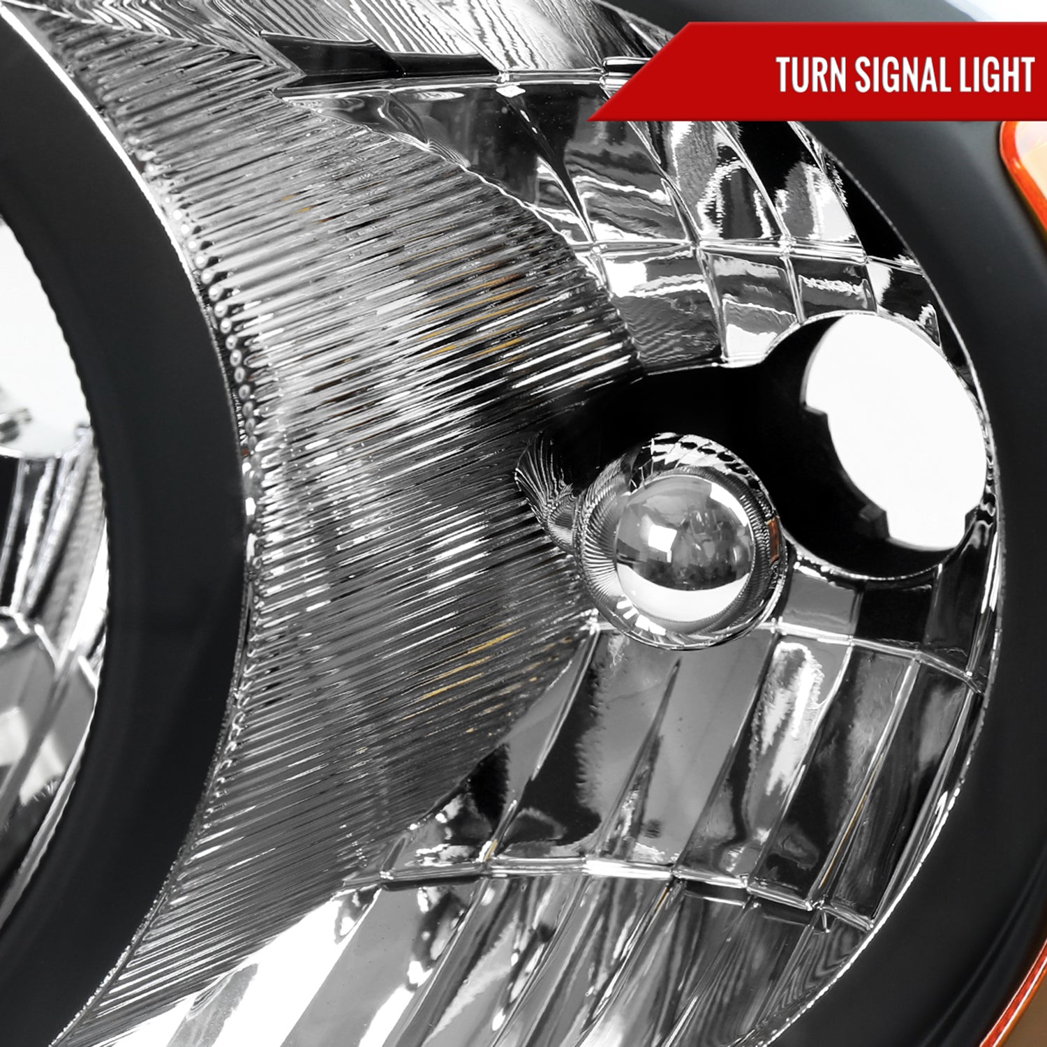 2004-2006 Dodge Durango Factory Style Headlights Matte Black/Clear Lens