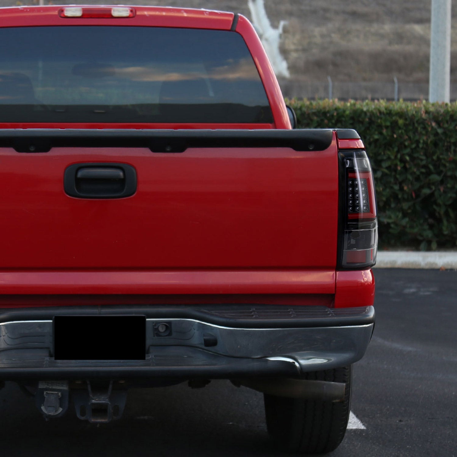 2003-2006 Chevy Silverado LED Tail Lights - G2 Jet Black Housing/Clear Lens