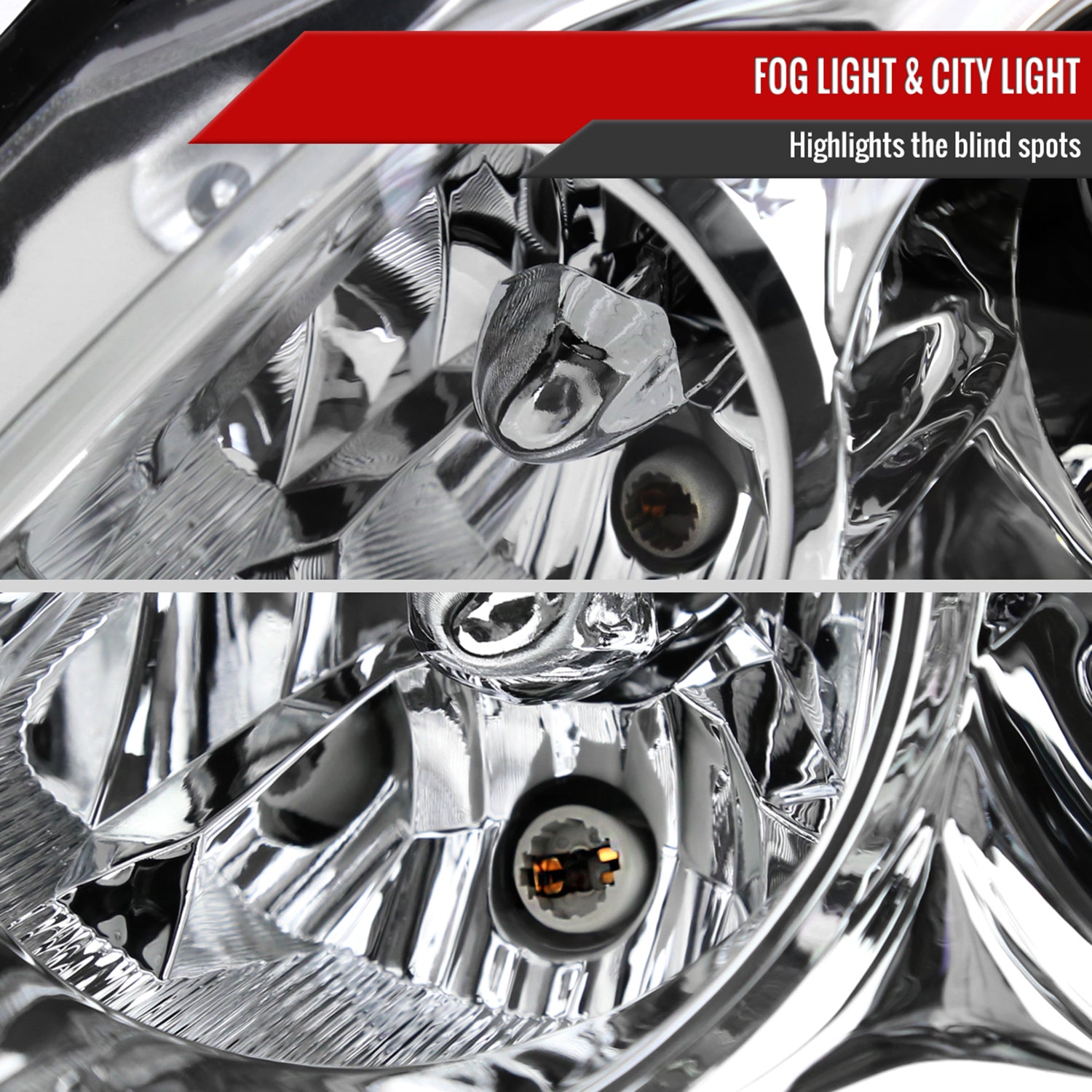 2008-2013 Infiniti G37/2014-2015 Q60 Factory Style Projector Headlights Chrome
