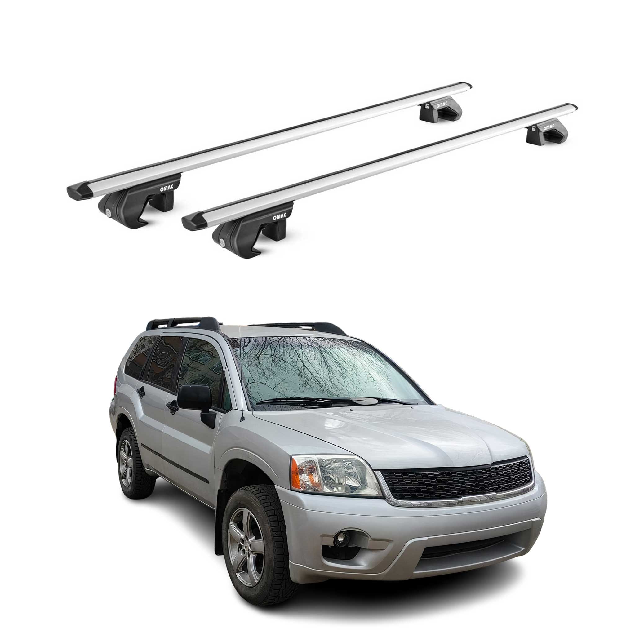 2004-2011 Mitsubishi Endeavor Roof Rack Cross Bars Luggage Carrier 2 Pcs