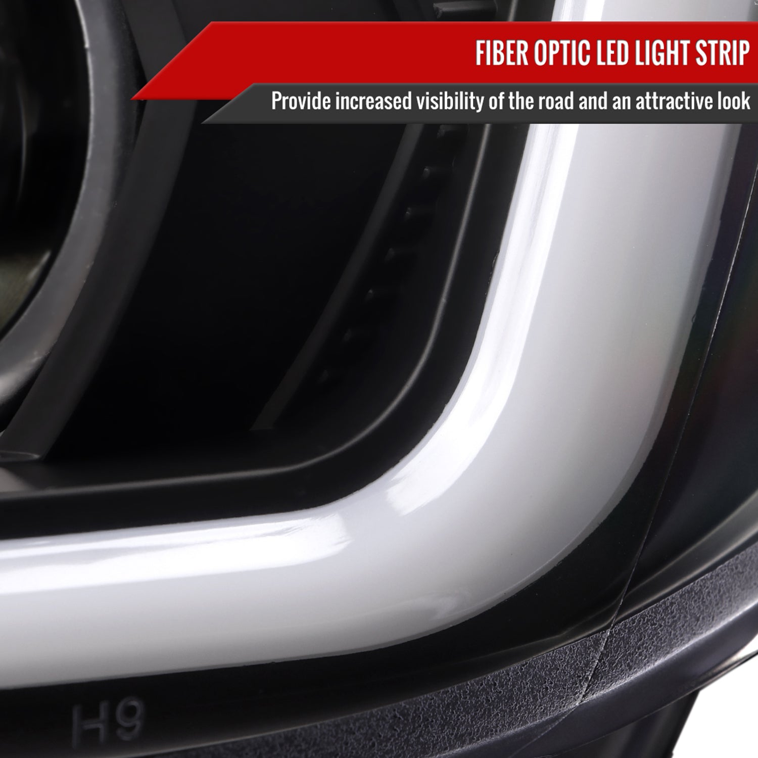 2015-2021 Subaru Impreza WRX/STI LED Bar Sequential Turn Signal Matt Black