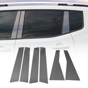 2017-2022 Honda CR-V Window B Pillar Posts Door Trim Cover Stainless Steel Dark 6x