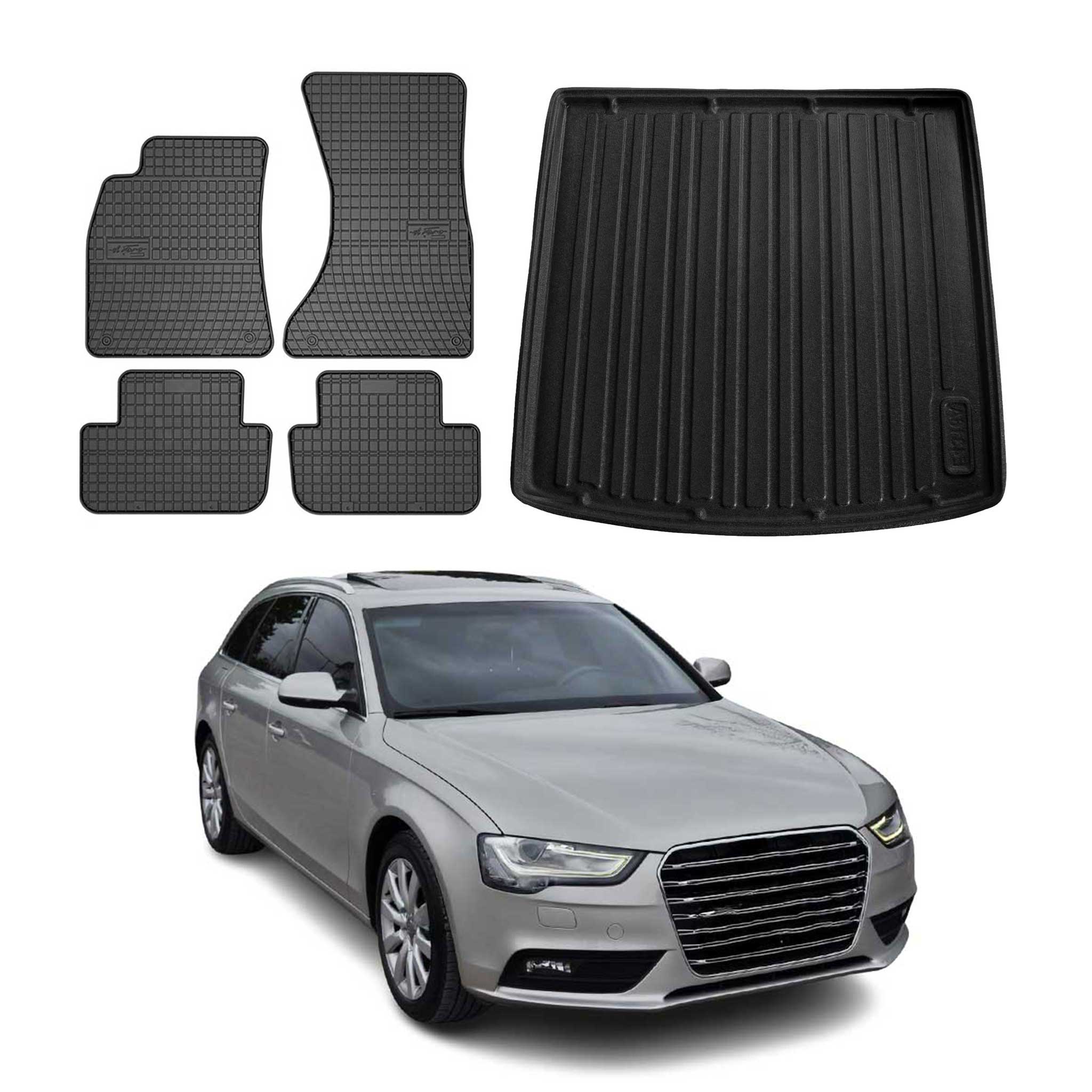 2009-2012 Audi A4 Wagon Floor Mats Cargo Liner Set