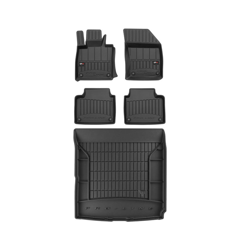 2017-2024 Volvo S90 Premium Floor Mats & Cargo Liner Full Set All Weather Heavy Duty Black