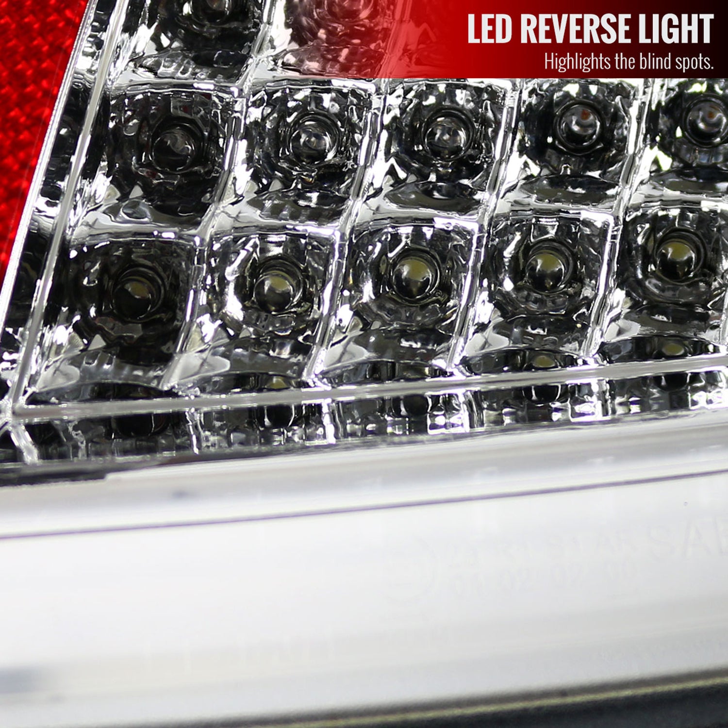 2005-2008 Porsche 911 997 / 2007-2009 911 997 GT3 LED Tail Lights Chrome/Clear