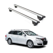 2010-2014 VW Golf Mk6 Wagon Roof Rack Cross Bars Silver