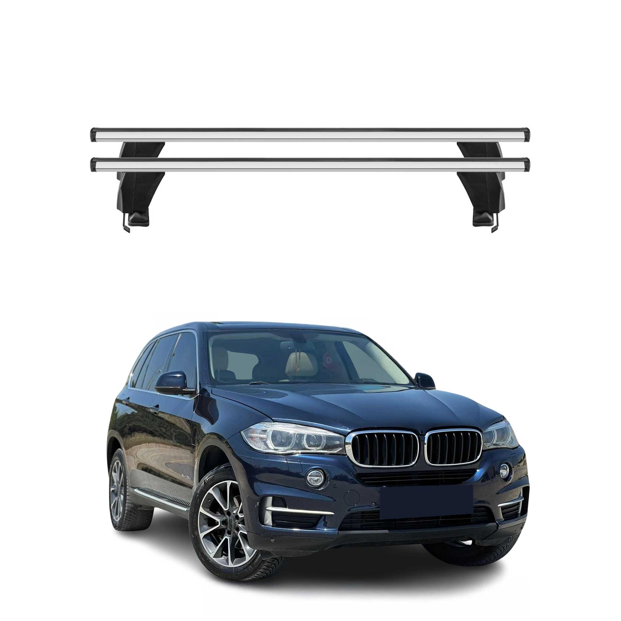 2014-2018 BMW X5 F15 F85 Roof Rack Cross Bars Silver