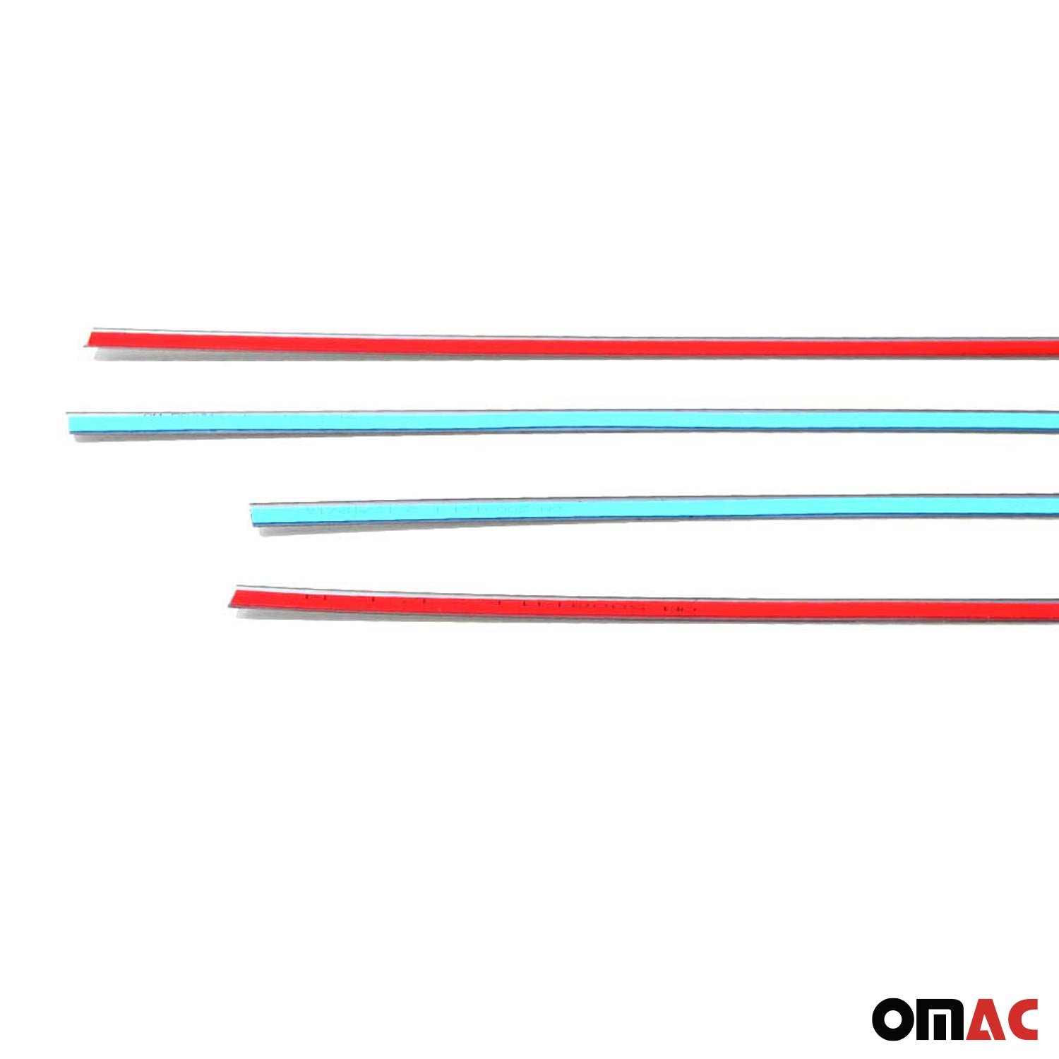 2011-2017 Nissan Juke Window Molding Trim Streamer Stainless Steel Silver 4 Pcs