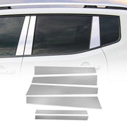 2007-2013 Mercedes S Class W221 Window B Pillar Posts Door Trim Stainless Steel 6x