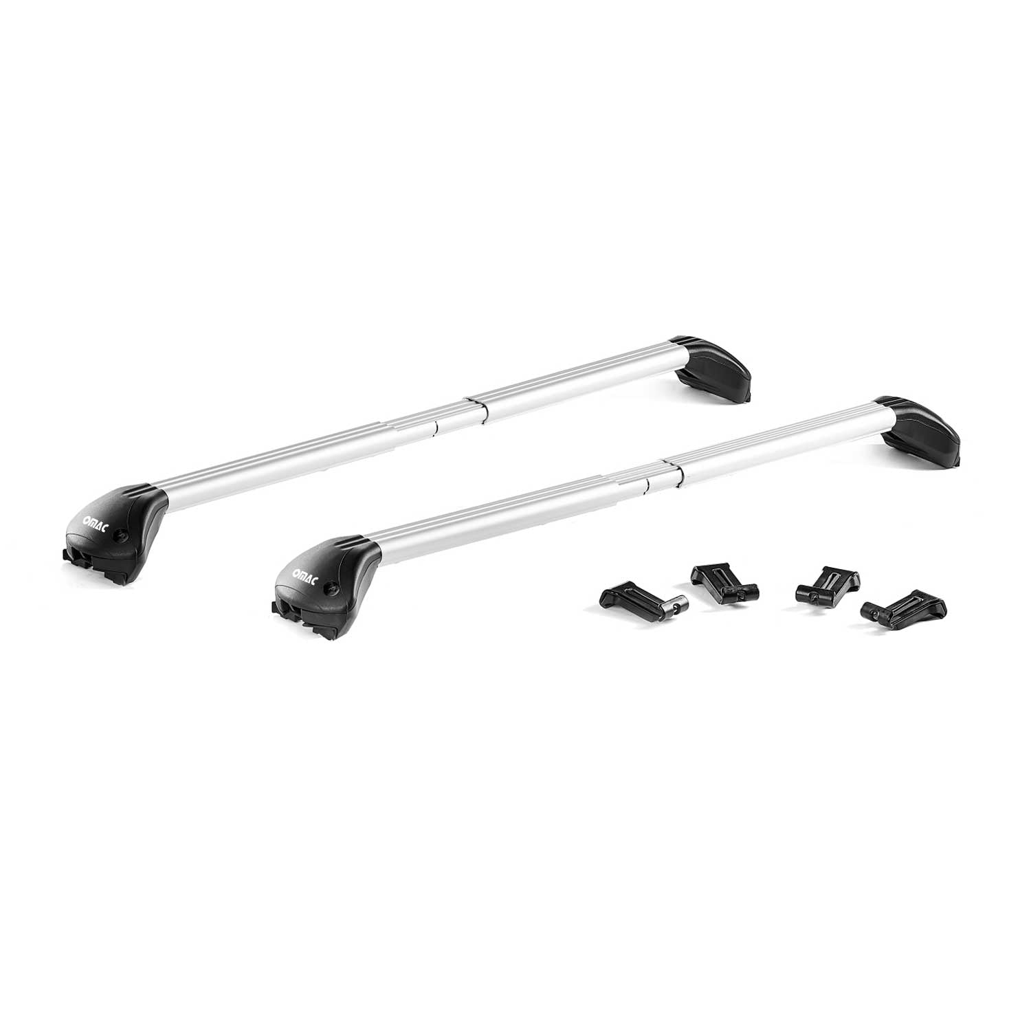 Roof Rack Cross Bars Carrier for Mercedes GLC Class X254 2023-2026 Alu Silver 2x