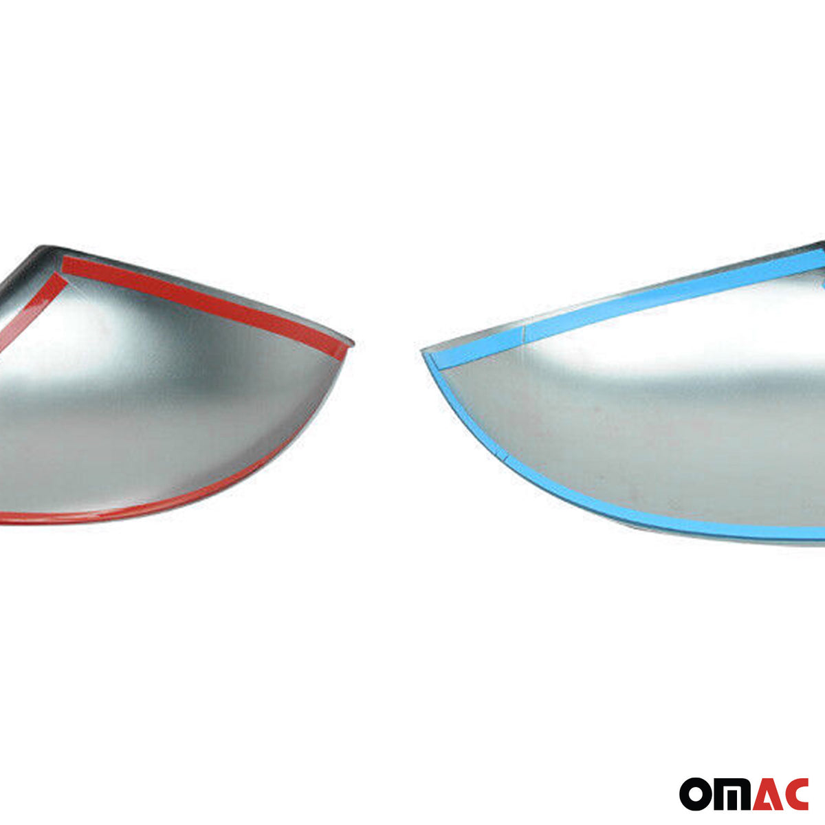 2011-2018 VW Touareg 2.gen Pre-Facelift Side Mirror Cover Caps Stainless Steel Silver 2 Pcs