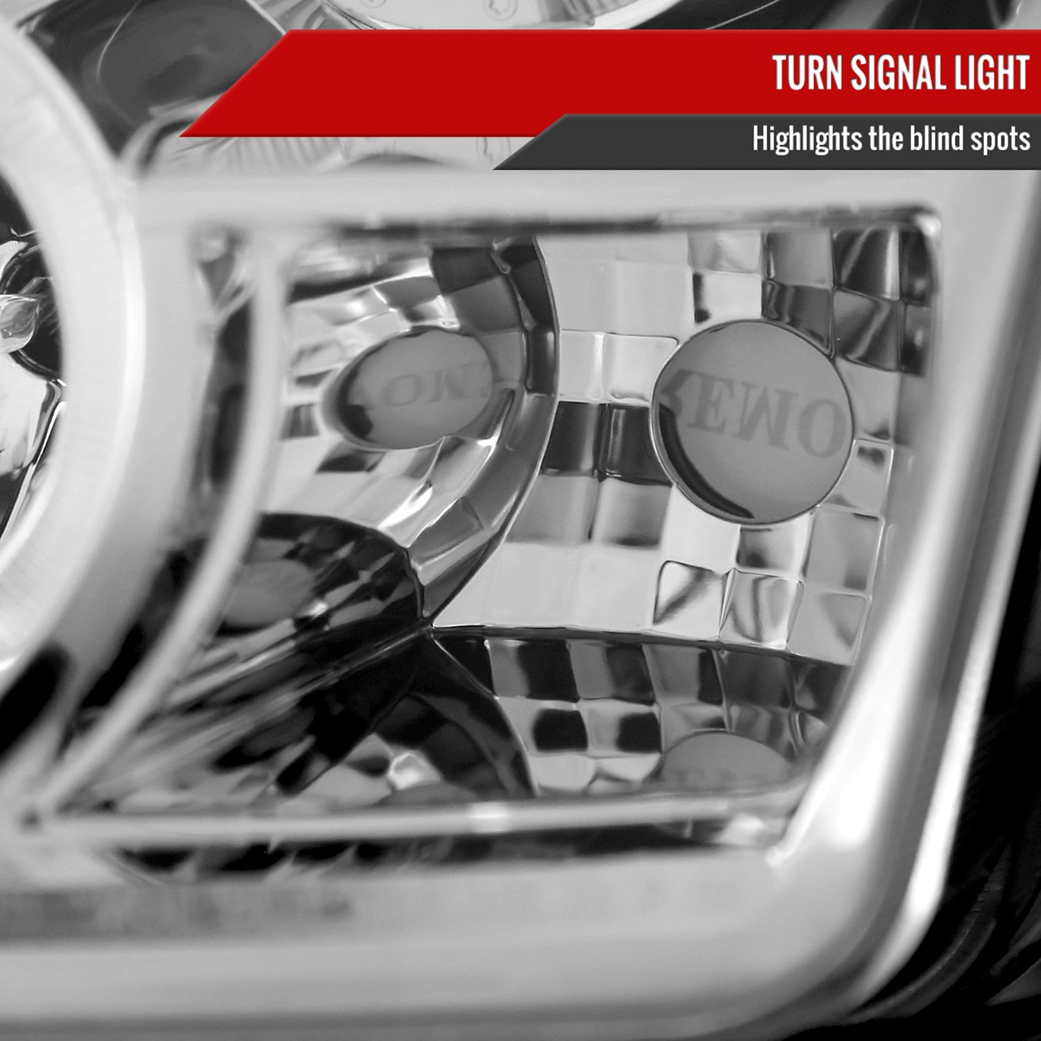 2006-2009 Ford Fusion Dual Halo Projector Headlights Chrome/Clear Lens