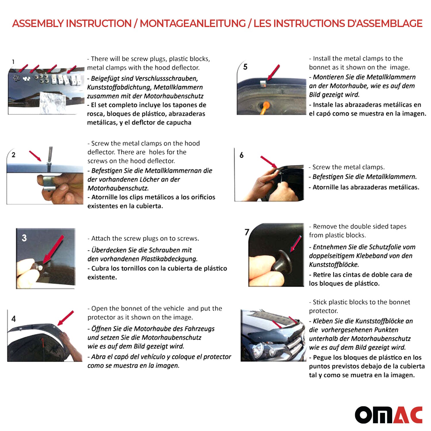 2022-2024 Hyundai Tucson 2022-2024 Pre-FL  Front Bug Shield Hood Deflector 1 Pc Smoke