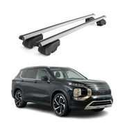 2022-2024 Mitsubishi Outlander Roof Rack Cross Bars Silver