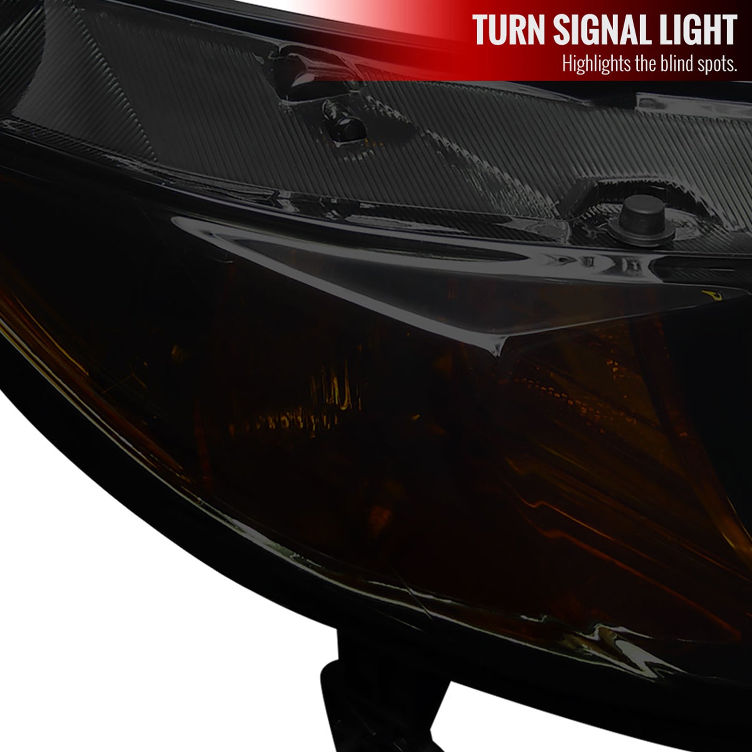 2006-2011 Honda Civic Coupe Factory Style Crystal Headlights Chrome/Smoke Lens