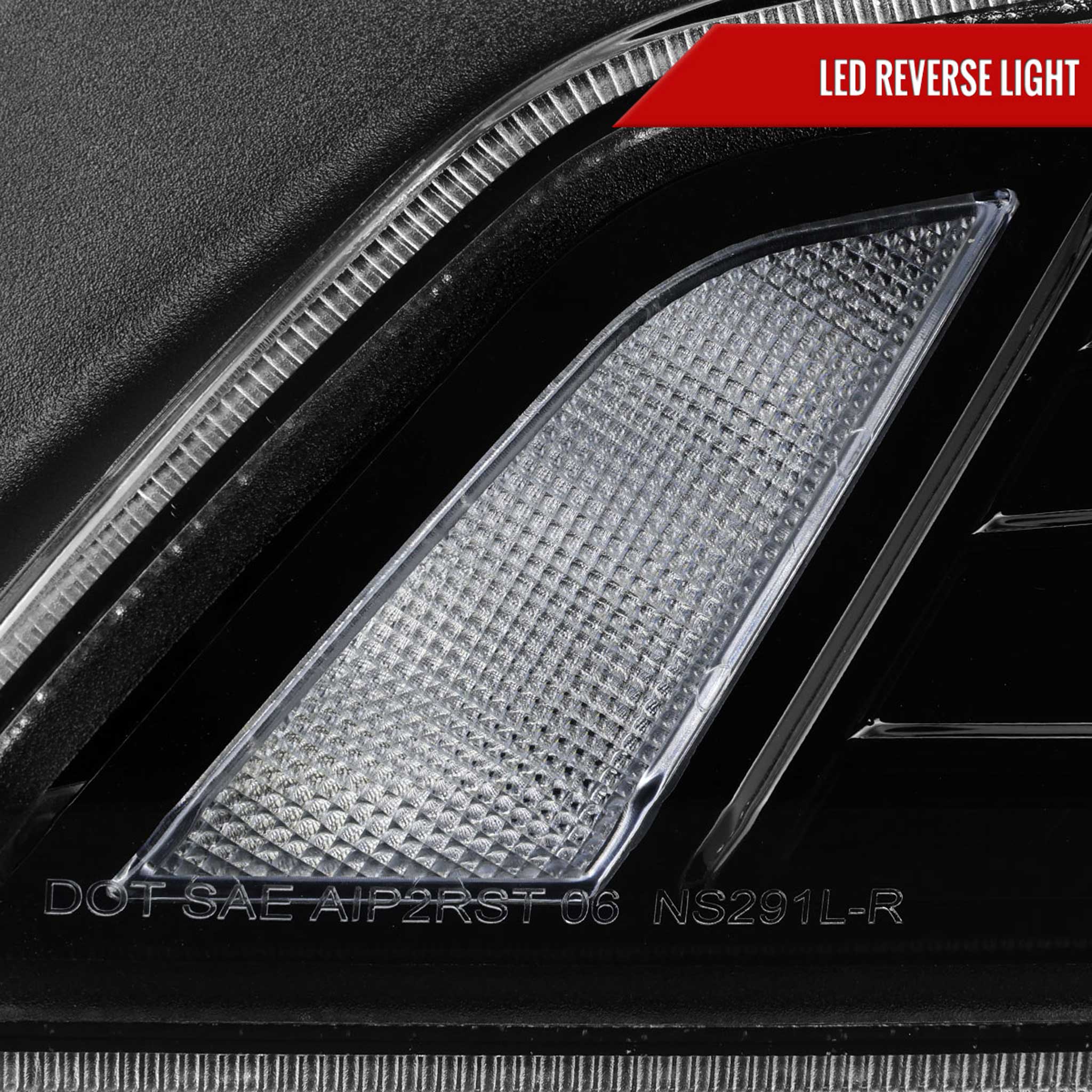 For Infiniti G37 2008-13 / Q60 Coupe 2014-15 LED Tail Lights Switchback Sequential Turn Signals Jet Black Housing Clear Lens
