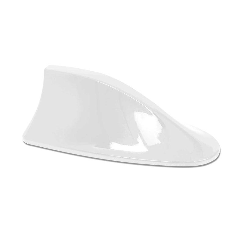 Car Shark Fin Antenna Roof Radio AM/FM Signal Aerial Accessories White