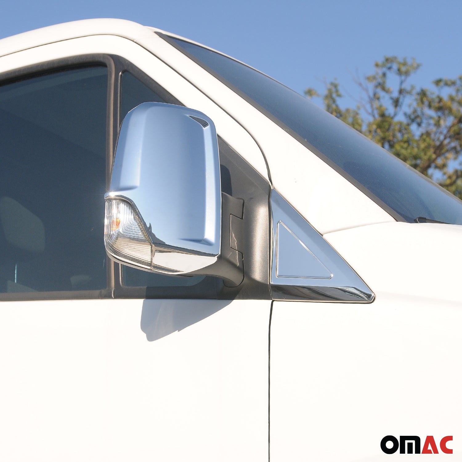Window Molding Trim Triangle for Mercedes Sprinter W906 2006-18 Steel Chrome 2x