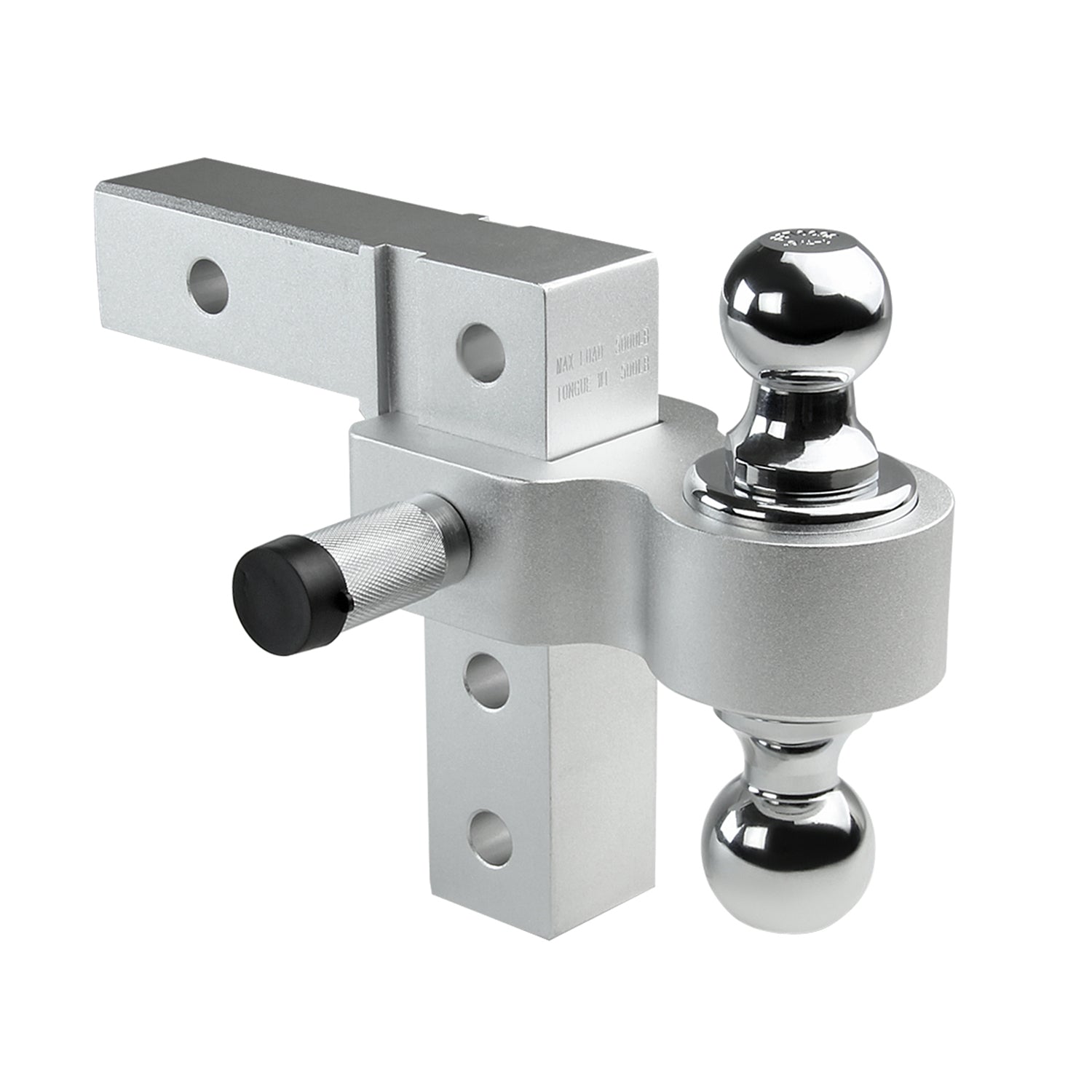 Universal Standard Aluminum 2" Adjustable Receiver Hitch Ball Mount 5000Lb